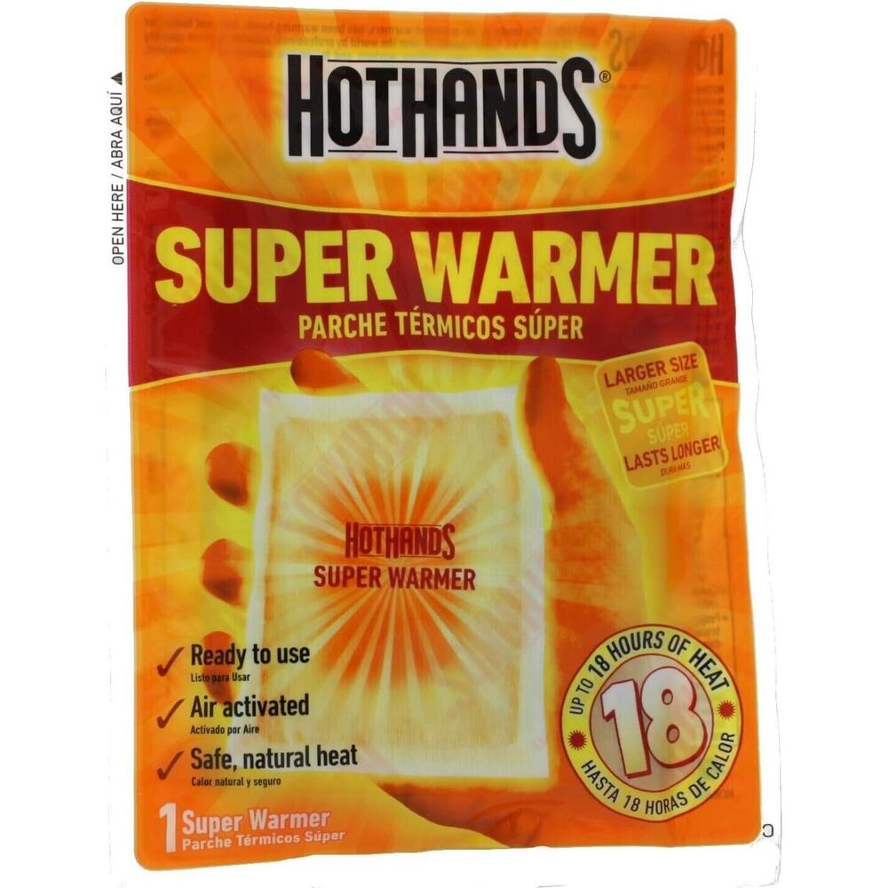 HotHands Hot Hands 40 Super Warm 18 hour hand / body warmers exp 2026